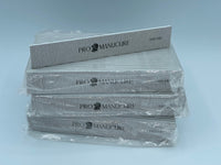 Paquete de 25 limas Zebra Rectangulares 100/180 ProManucure