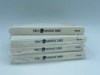Paquete de 20 limas Zebra Rectas 80/80 ProManucure