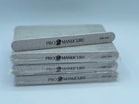Paquete de 25 limas Zebra Rectas 100/180 ProManucure