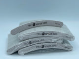 Paquete de 25 limas Zebra Banana 100/180 ProManucure