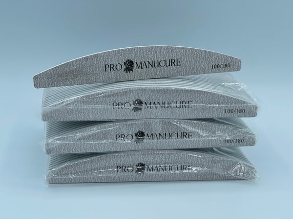 Lima Zebra de Media Luna 100/180 ProManucure