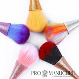 ProManucure - Cepillo Plumero Extra Suave - Mango con Purpurina