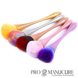 ProManucure - Cepillo Plumero Extra Suave - Mango con Purpurina