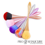ProManucure - Cepillo Plumero Extra Suave - Mango con Purpurina