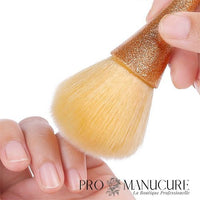 ProManucure - Cepillo Plumero Extra Suave - Mango con Purpurina